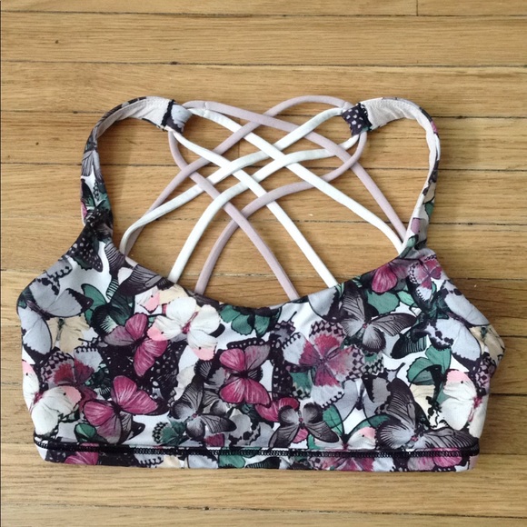 lululemon athletica Other - Lululemon free to be WILD rare butterfly print bra